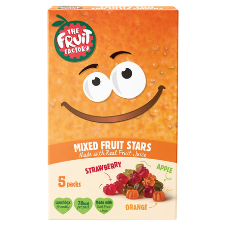 Fruit Factory Multi Fruit Stars 5 Pack 100 g