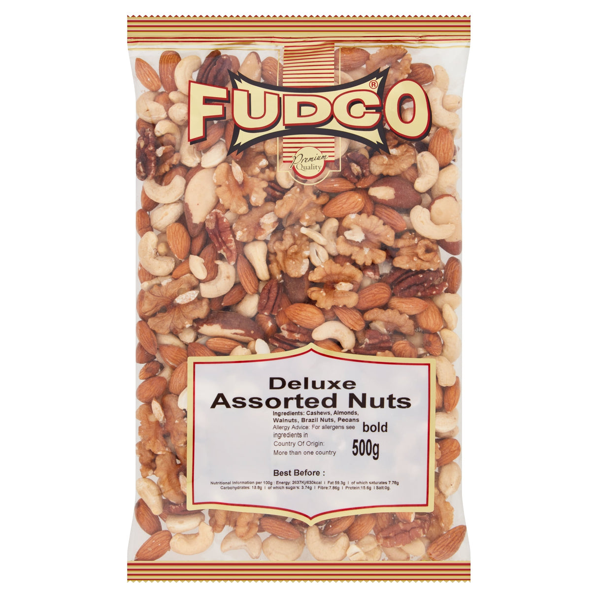 Fudco Deluxe Assorted Nuts 500 g