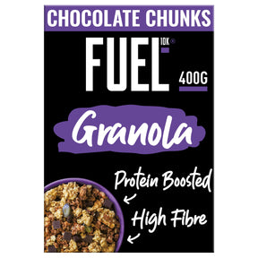 Fuel10K Chocolate Chunks Protein Granola Breakfast Cereal 400 g