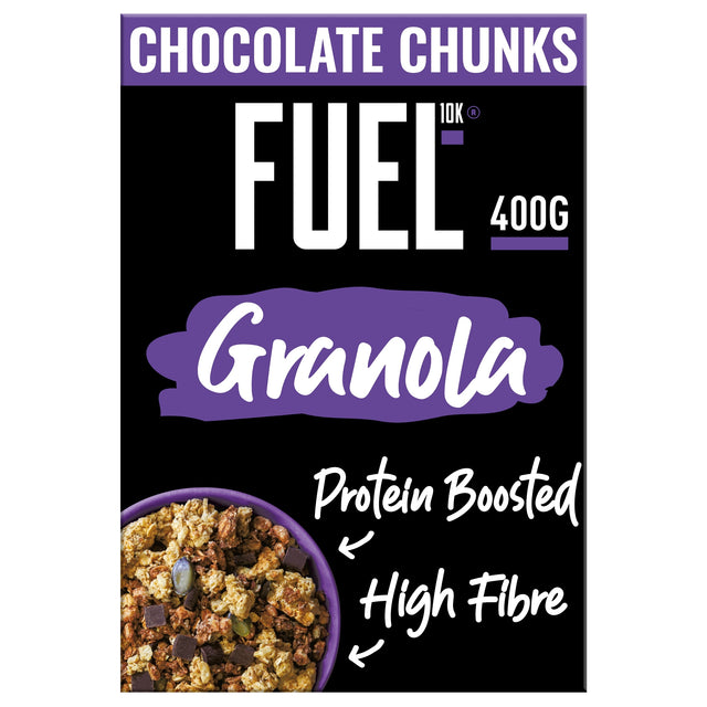 Fuel10K Chocolate Chunks Protein Granola Breakfast Cereal 400 g