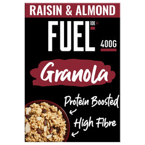 Fuel10K Raisin & Almond Protein Granola Breakfast Cereal 400 g