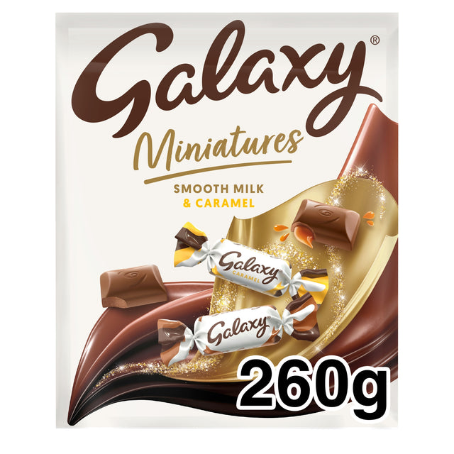 Galaxy Miniatures Smooth Milk & Caramel Chocolate Pouch 260 g