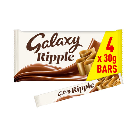 Galaxy Ripple Milk Chocolate Bars Multi-Pack 4 x 30 g