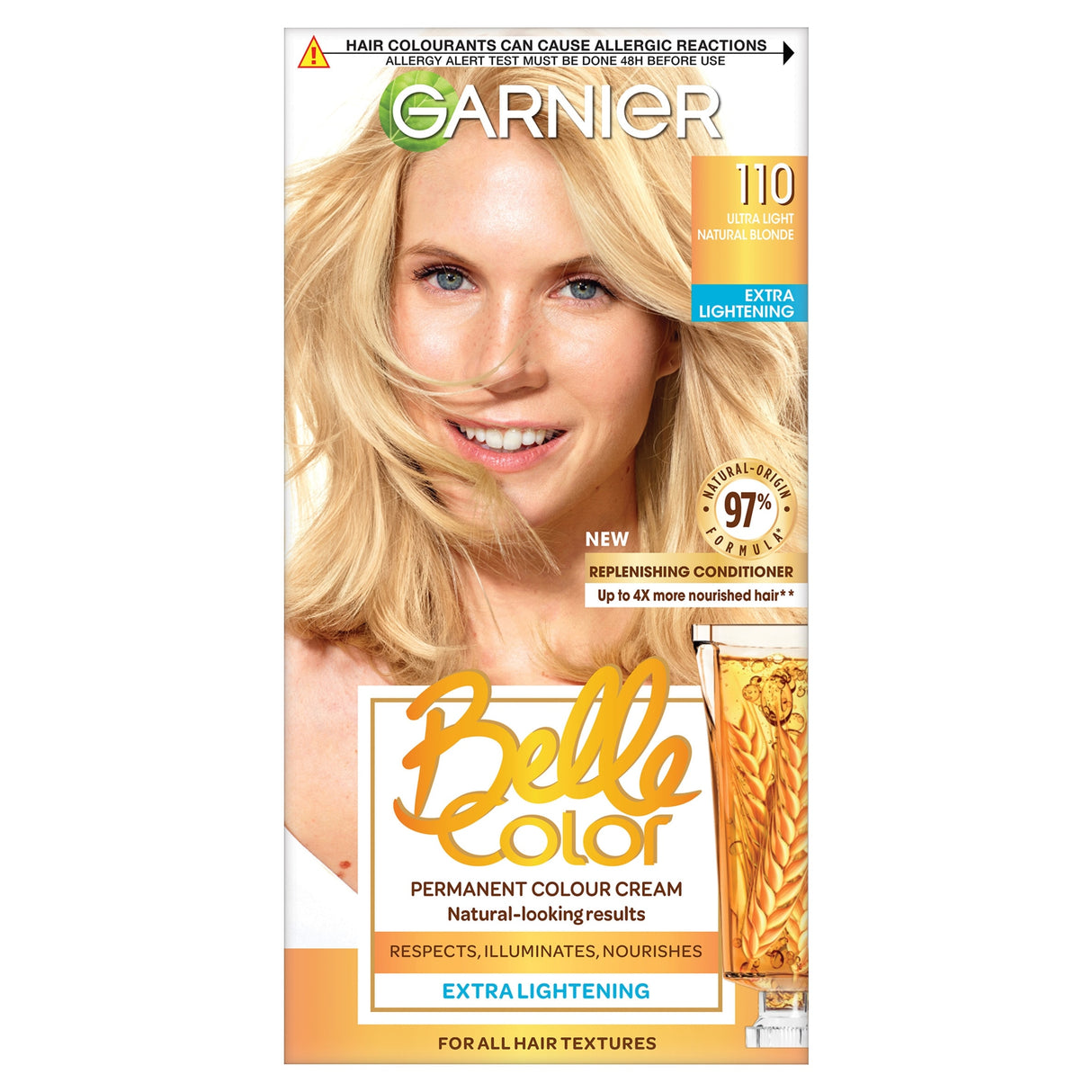 Garnier Belle Color 110 Ultra Light Natural Blonde Permanent Hair Dye