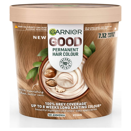 Garnier Good 7.12 Sweet Latte Permanent Hair Dye