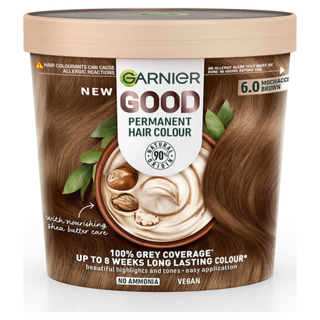 Garnier Good Permanent Hair Colour 6.0 Mochaccino Brown