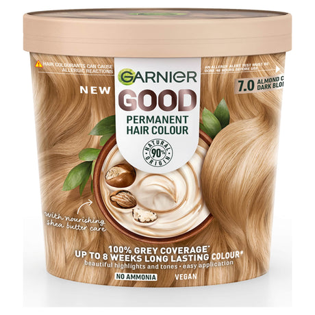 Garnier Good Permanent Hair Colour 7.0 Almond Creme Dark Blonde