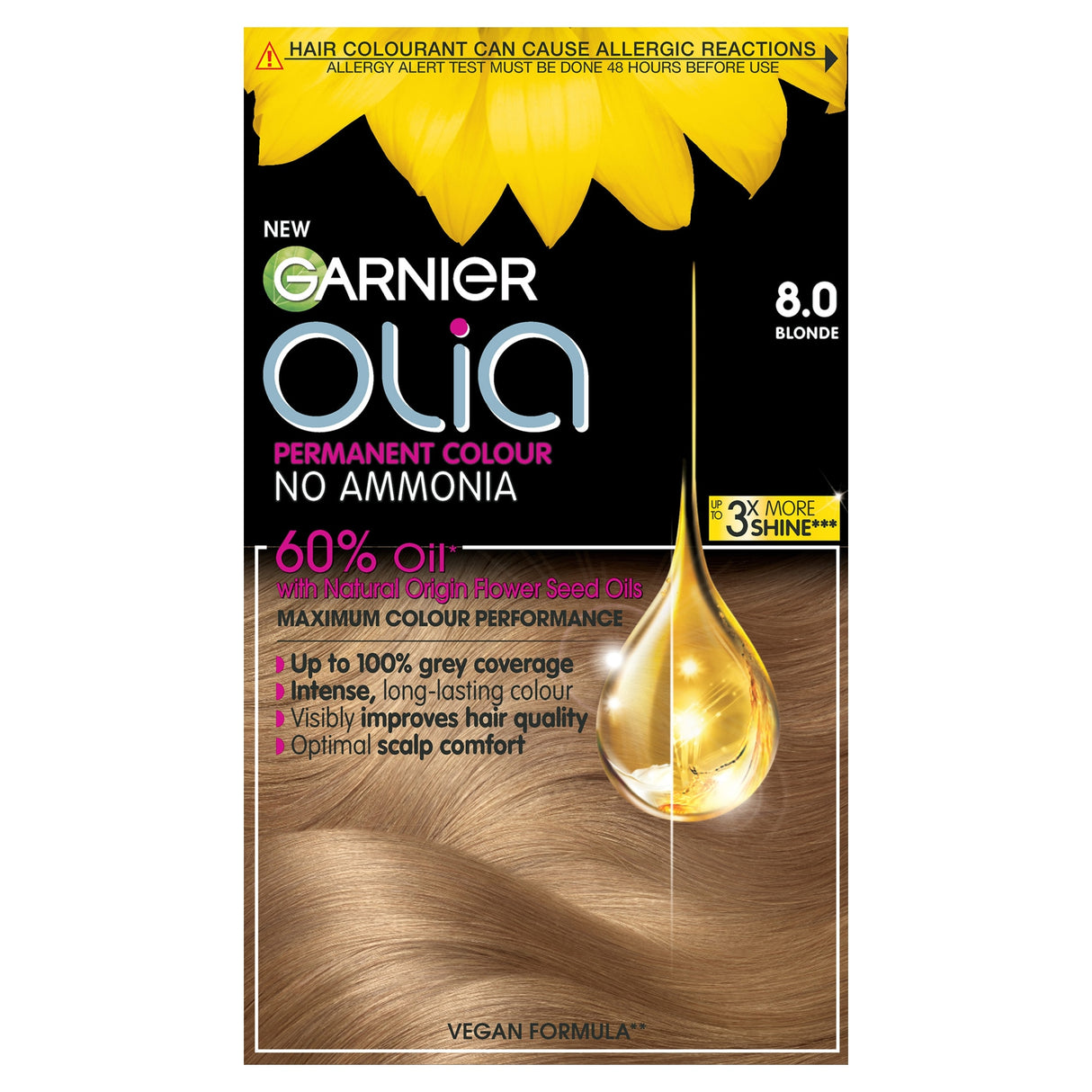 Garnier Olia 8.0 Blonde Permanent Hair Dye