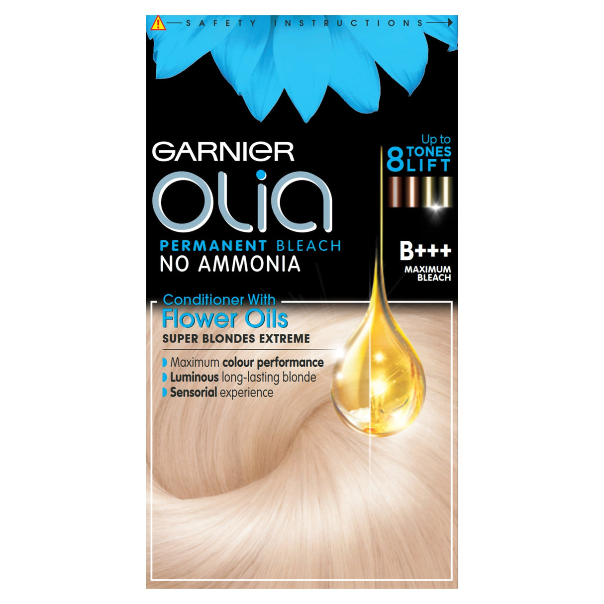 Garnier Olia B+++ Maximum Bleach Permanent Hair Dye