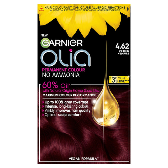 Garnier Olia Dark Garnet 4.62 Permanent Hair Dye