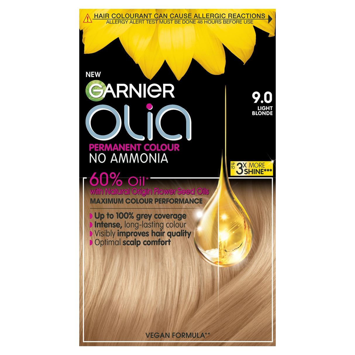 Garnier Olia No A Mmonia Permanent Hair Dye 9.0 Light Blonde