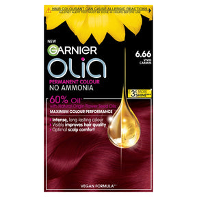 Garnier Olia Permanent Hair Dye 6.66 Vivid Garnet Red