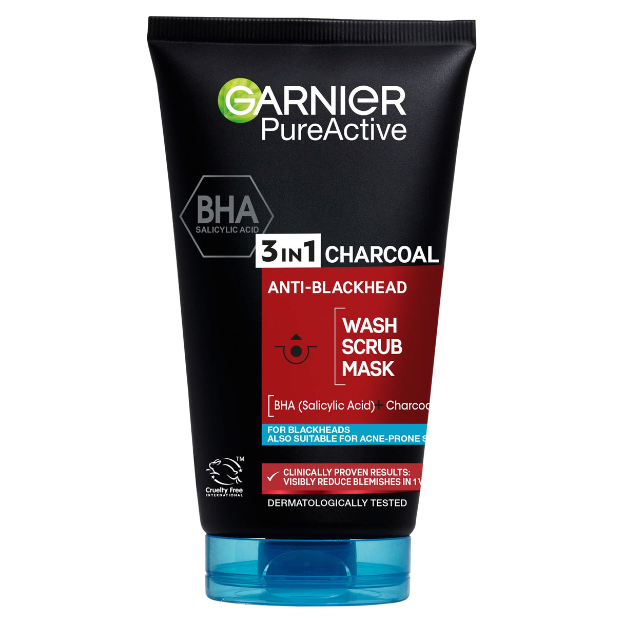 Garnier Pure Active 3 in 1 Charcoal Face Wash 150 ml