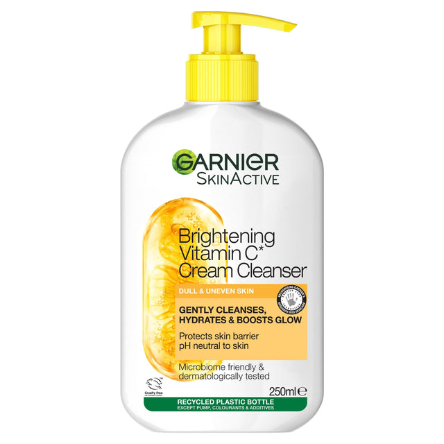 Garnier Skinactive Brightening Vitamin C Cream Cleanser 250 ml
