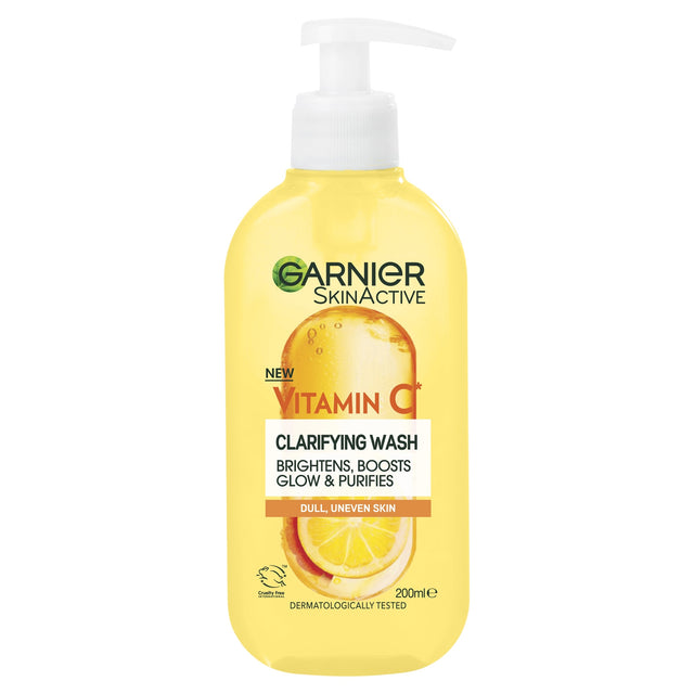 Garnier Skinactive Vitamin C Clarifying Wash 200 ml