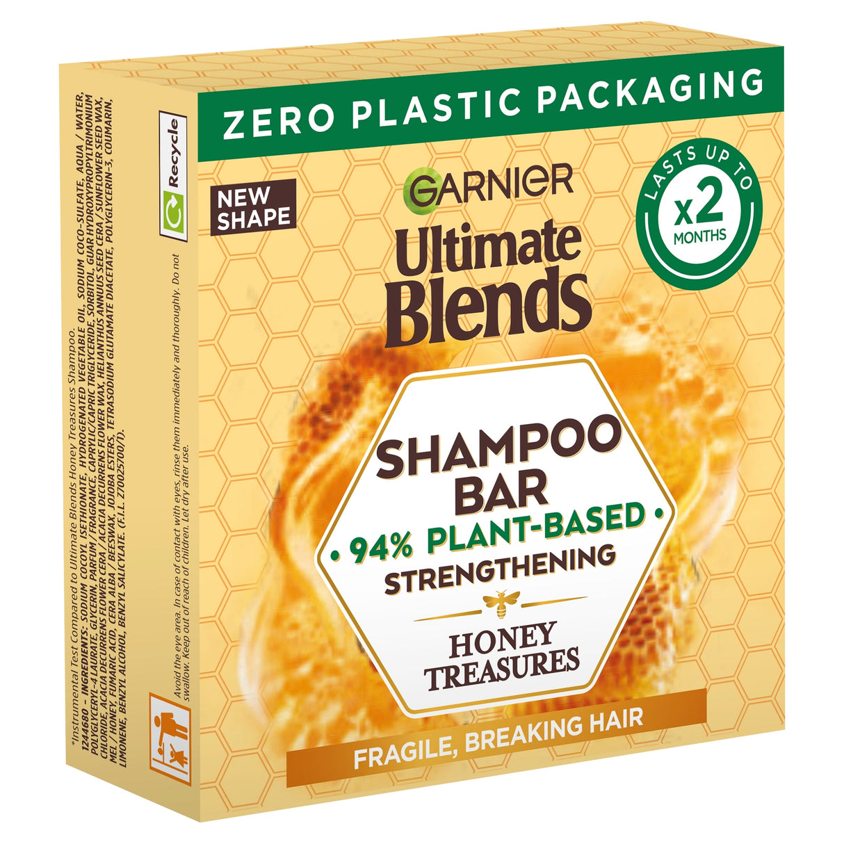 Garnier Ultimate Blends Honey Treasures Shampoo Bar 60 g