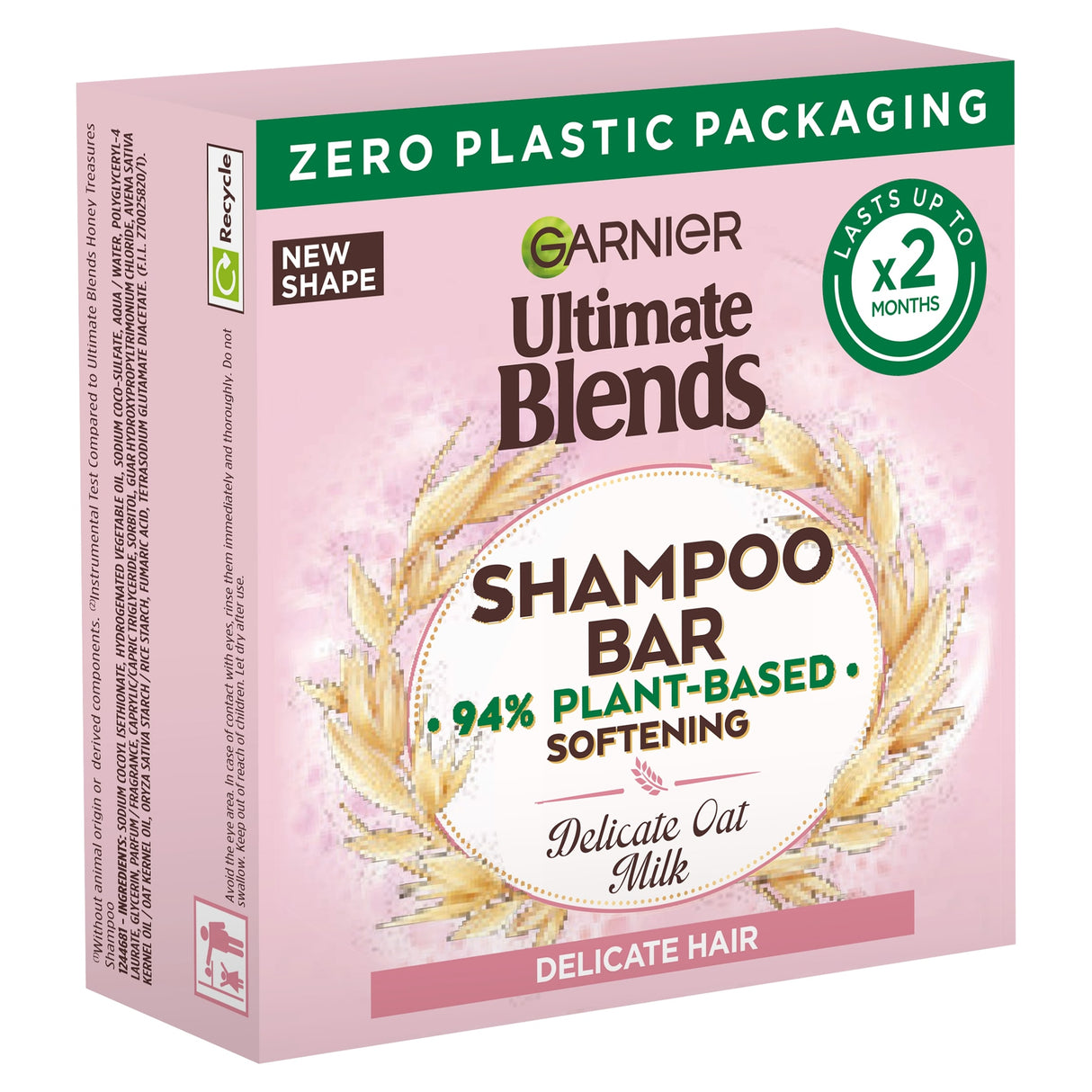Garnier Ultimate Blends Shampoo Bar Delicate Oat Milk 60 g