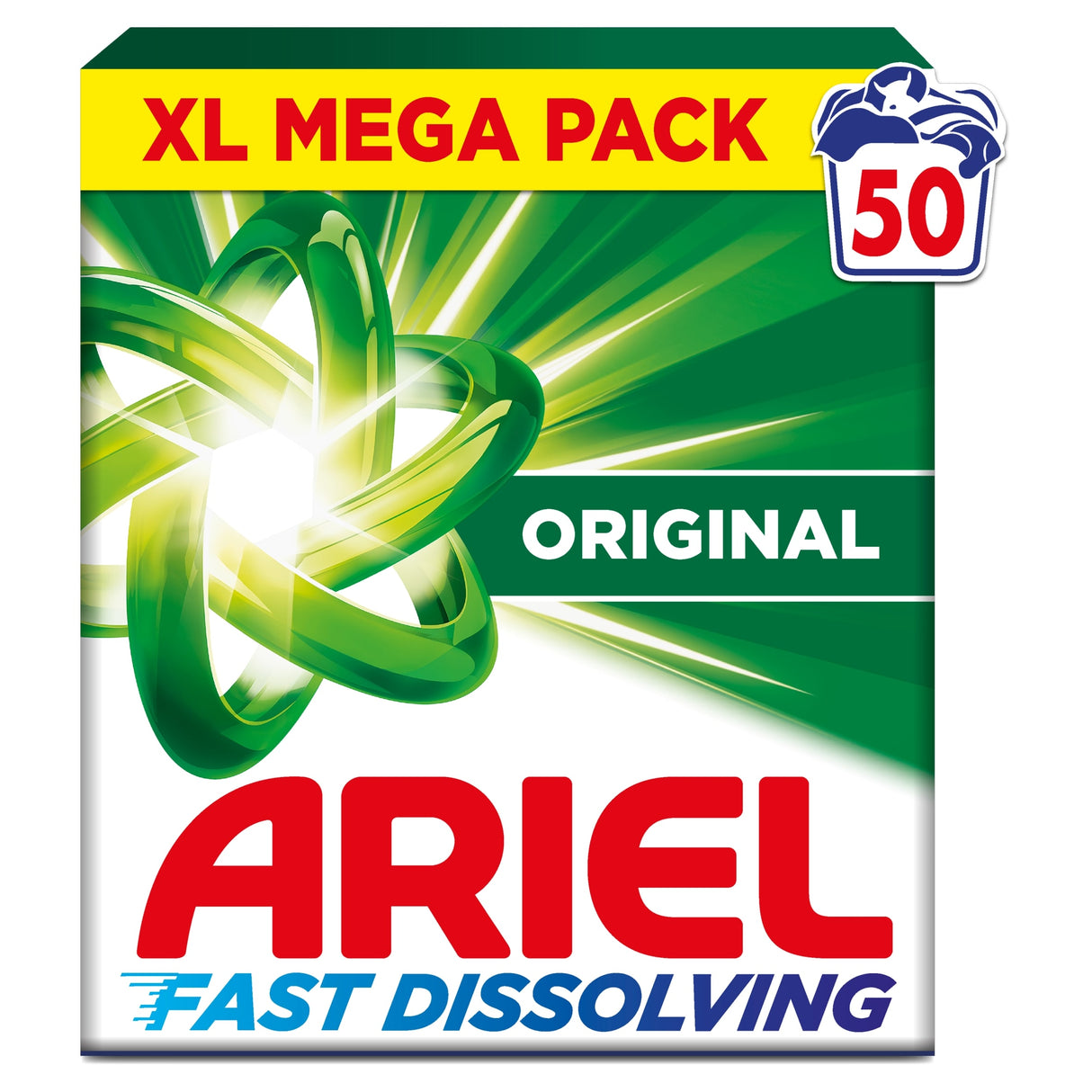Ariel Original Washing Powder 50 Washes 2750 g