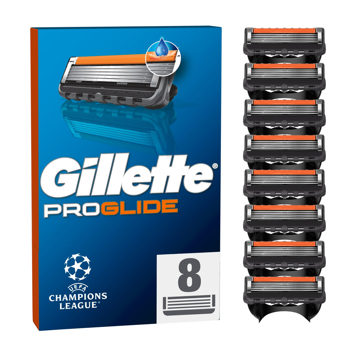 Gillette ProGlide Men's Razor Blades Refills 8 Pack