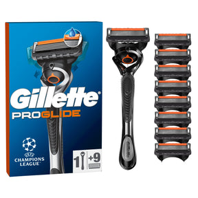 Gillette ProGlide Value Pack Mens Razor + 9 Blade Refills
