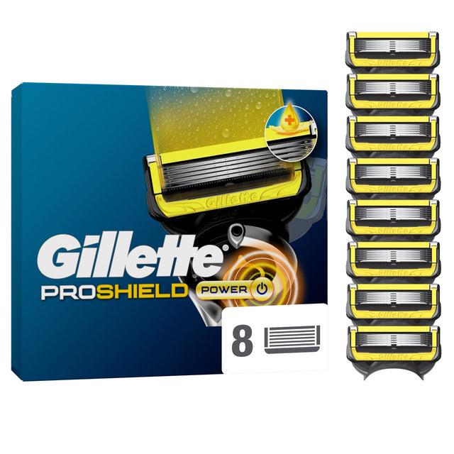 Gillette ProShield Power Men's Razor Blades Refills 8 Pack