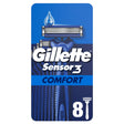 Gillette Sensor 3 Disposable Men's Razors 8 Pack