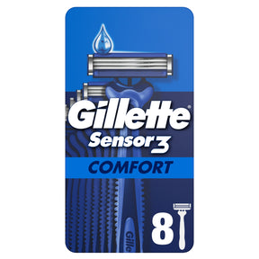 Gillette Sensor 3 Disposable Men's Razors 8 Pack
