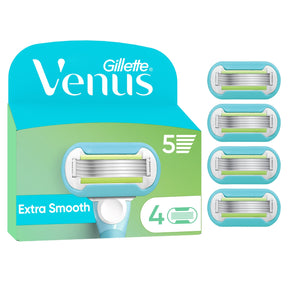Gillette Venus Extra Smooth Women's Razor Blade Refills 4 Pack