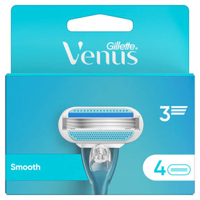 Gillette Venus Smooth Women's Razor Blade Refills 4 Pack