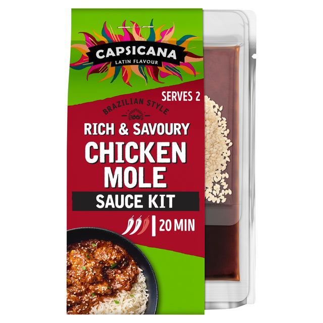 Capsicana Mexican Chicken Mole Cooking Sauce Kit 273 g