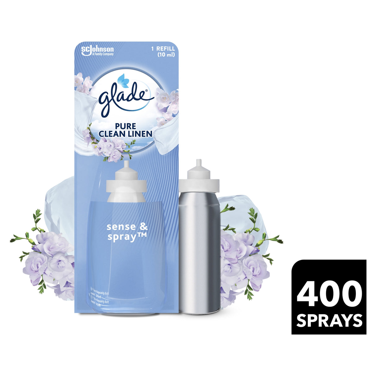 Glade Sense & Spray Air Freshener Refill Clean Linen 18 ml