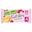 Go Ahead Raspberry Crispy Fruit Slices Snack Bars Multi-Pack 4 x 43.6 g