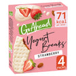 Go Ahead Strawberry Fruit Yogurt Breaks Snack Bars Multi-Pack 4 x 35.5 g