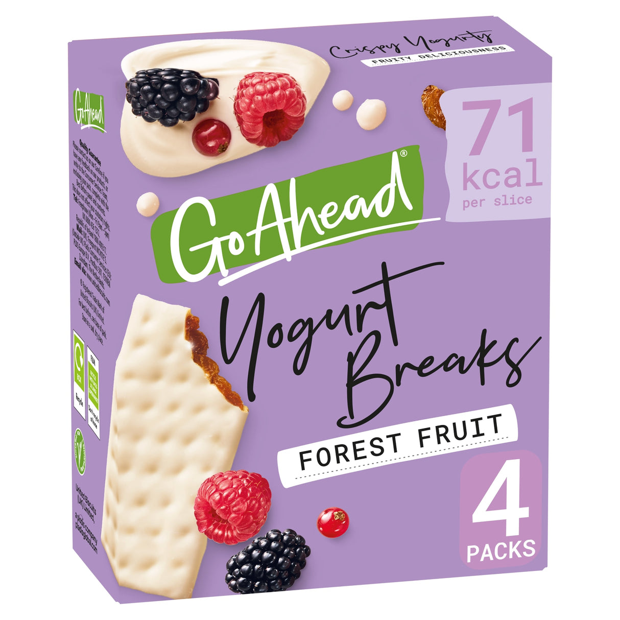 Go Ahead Yogurt Breaks Forest Fruit 4 x 35.5 g