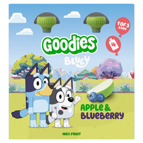 Goodies Bluey Apple & Blueberry Pouch 4 x 100 g