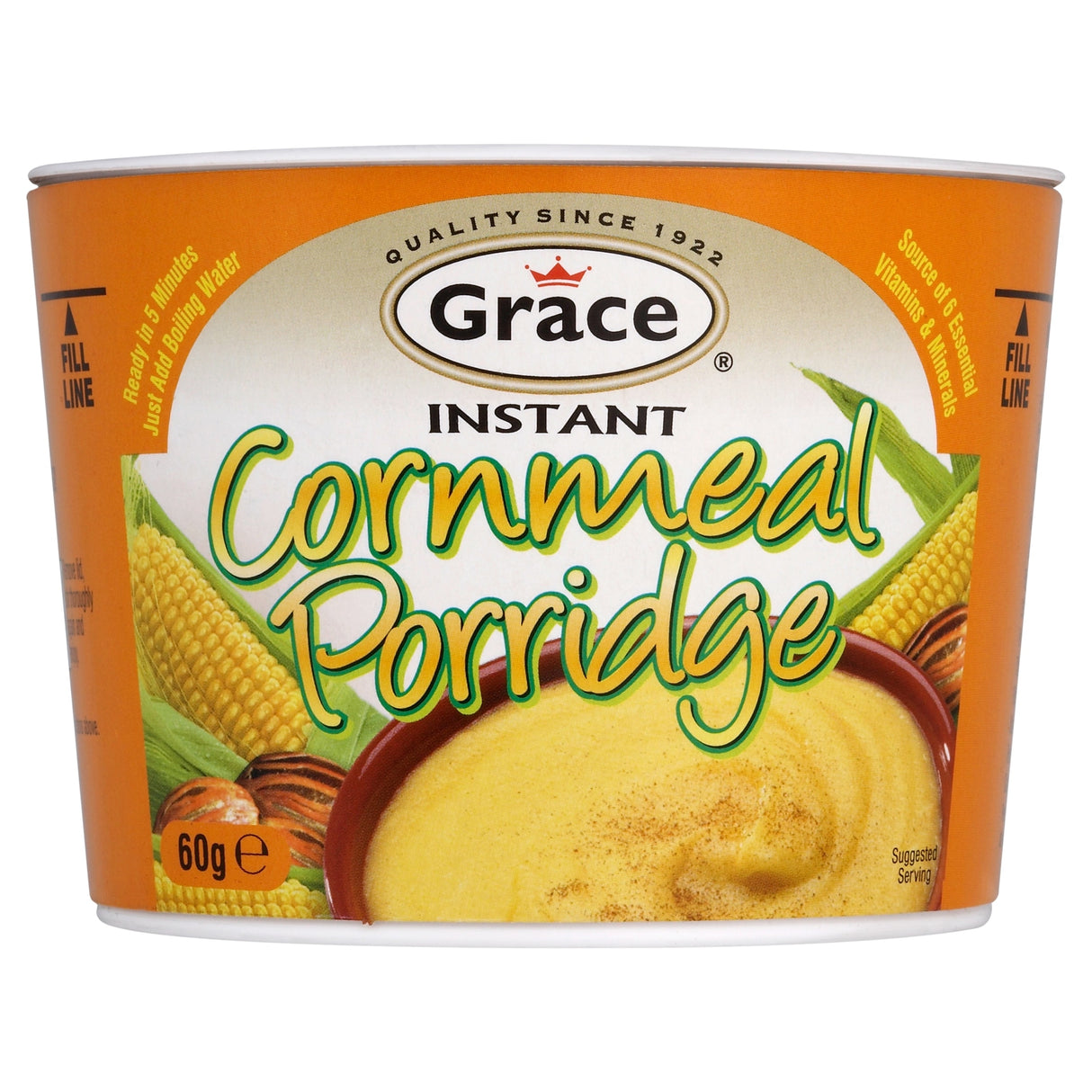 Grace Instant Cornmeal Home Style Porridge 60 g