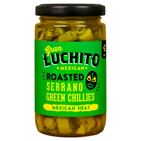 Gran Luchito Roasted Serrano Green Chillies 215 g