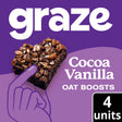 Graze Cocoa Vanilla Oat Boosts Flapjack Snack 4 x 30 g