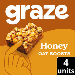 Graze Honey Oat Boost Flapjack Snack 4 x 30 g