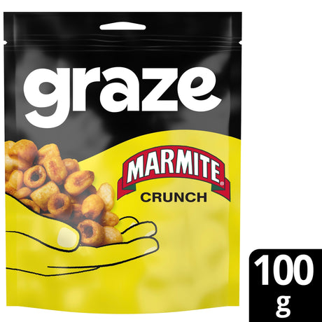 Graze Marmite Crunch Protein Sharing Bag Snack 100 g