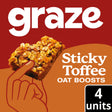 Graze Sticky Toffee Oat Boosts Flapjack Snack 4 x 30 g
