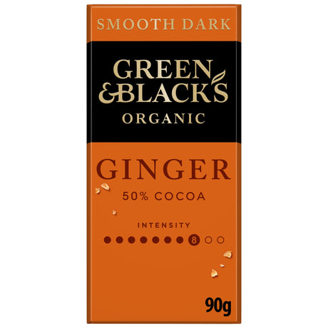 Green & Black's Organic Ginger Dark Chocolate 90 g