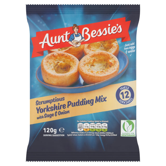 Aunt Bessie's Yorkshire Pudding Mix With Sage & Onion 120 g