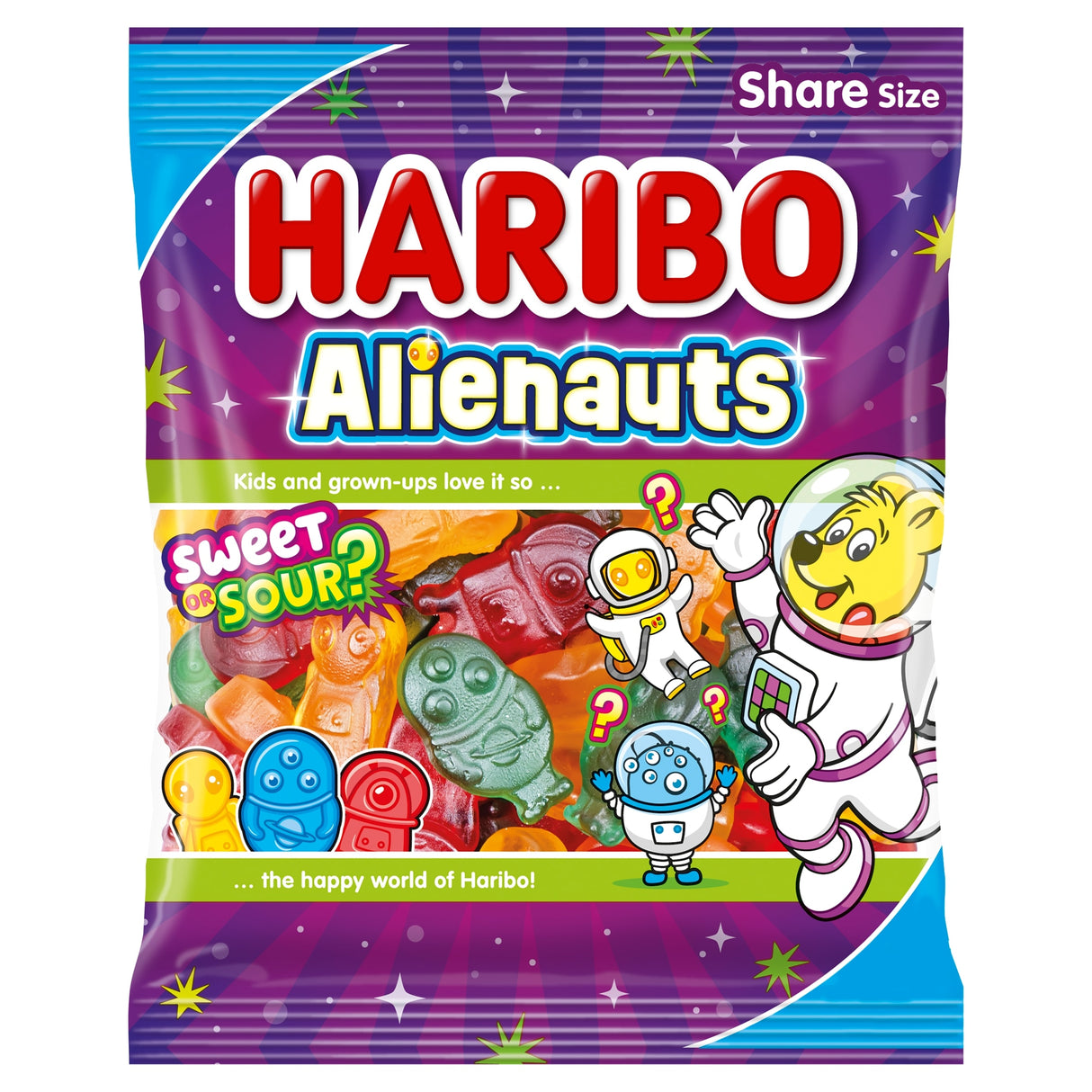 Haribo Alienauts Sweets Share Bag 150 g