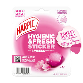 Harpic Hygienic & Fresh Toilet Block Floral 4 x 12 g