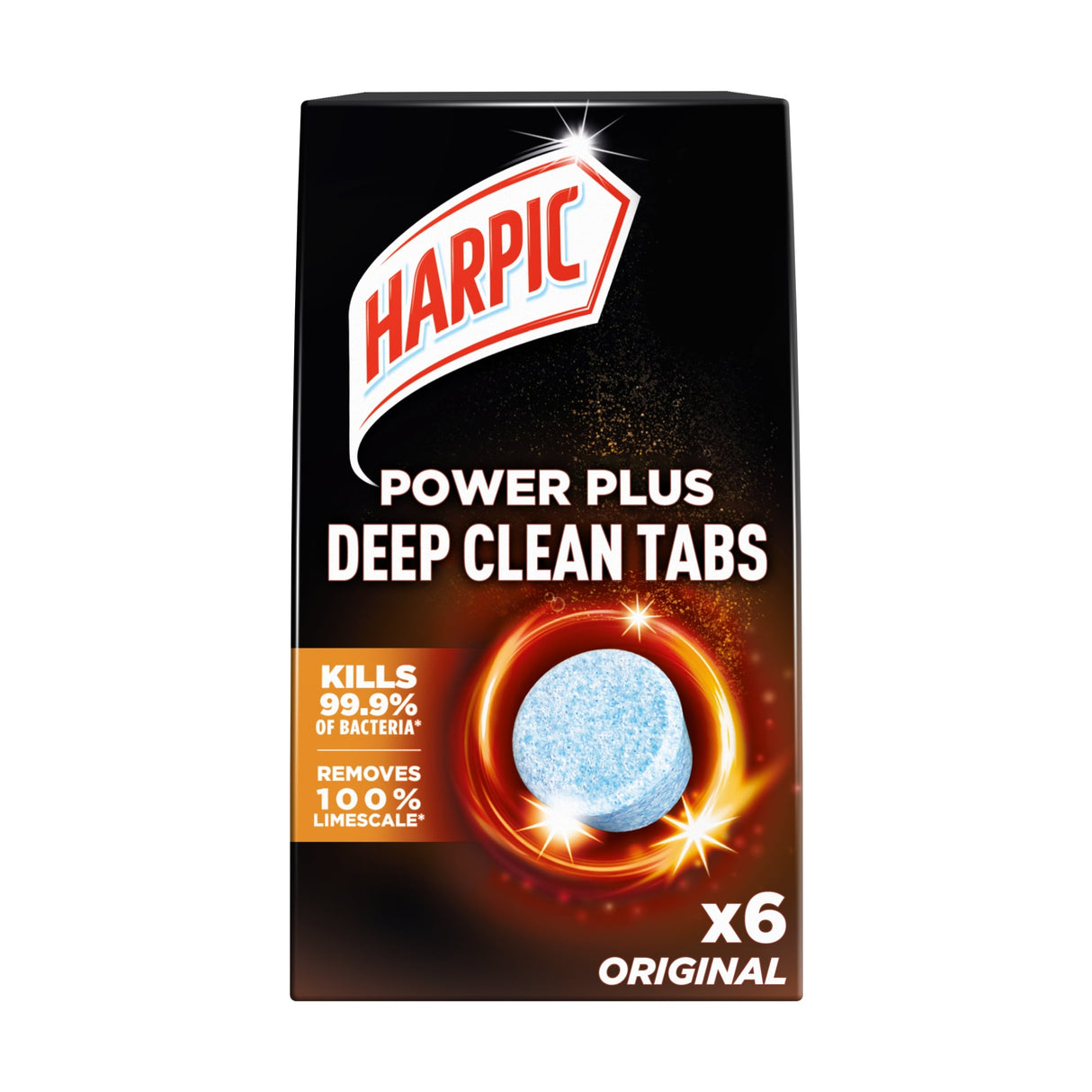 Harpic Power Plus Deep Clean Tabs Toilet Cleaner Original 135 g