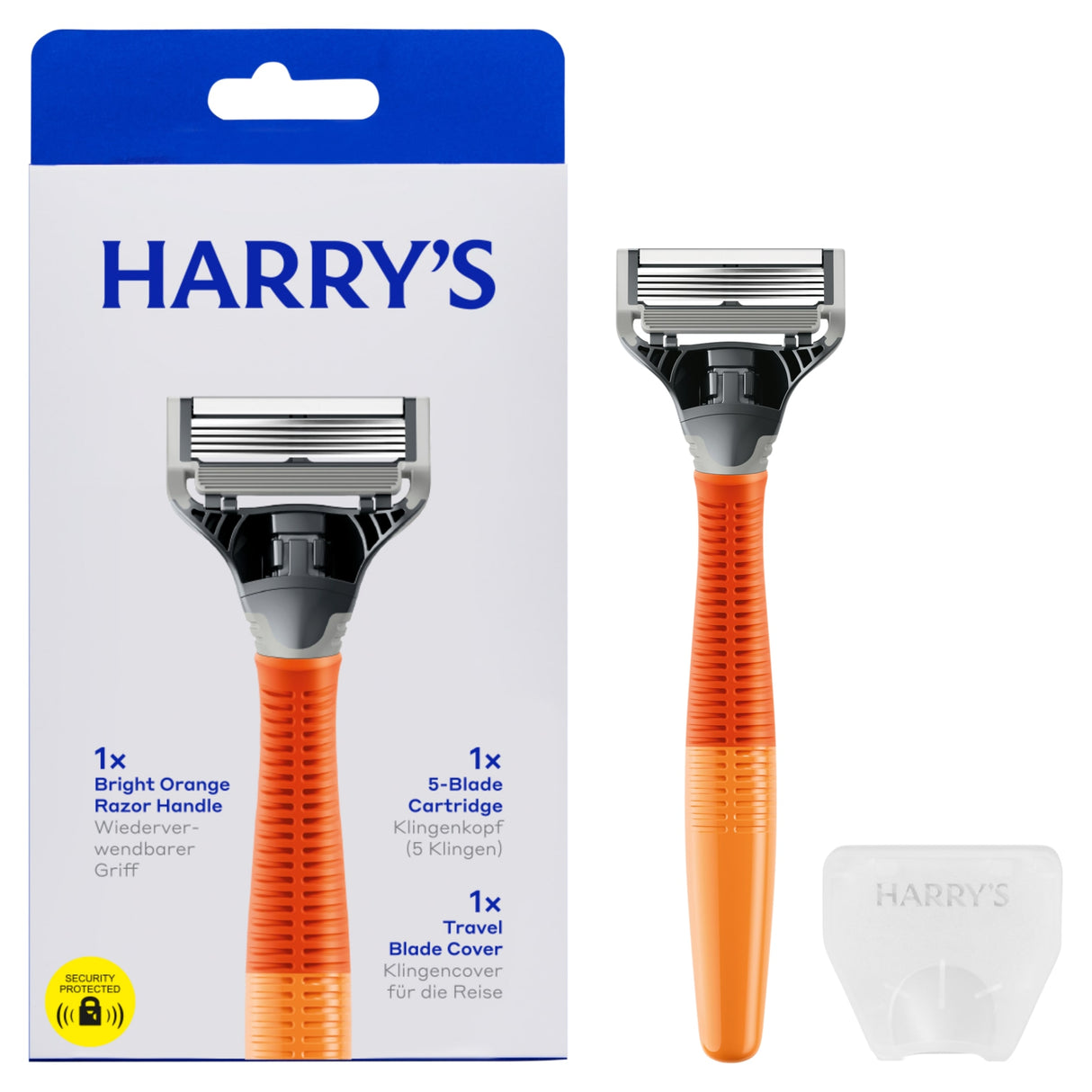 Harry's 5 Blade Razor Bright Orange