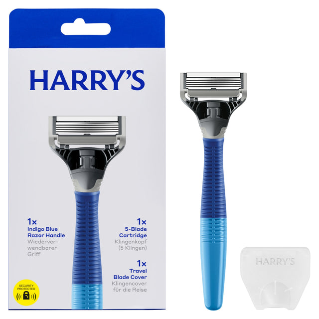 Harry's 5 Blade Razor Indigo Blue