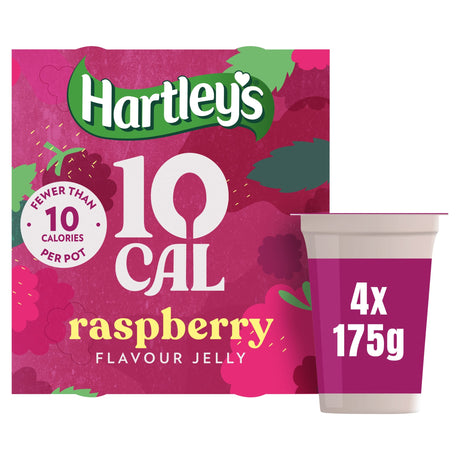 Hartley's 10 Cal Raspberry Flavour Jelly 4 x 175 g