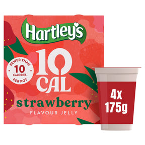 Hartley's 10 Cal Strawberry Flavour Jelly 4 x 175 g